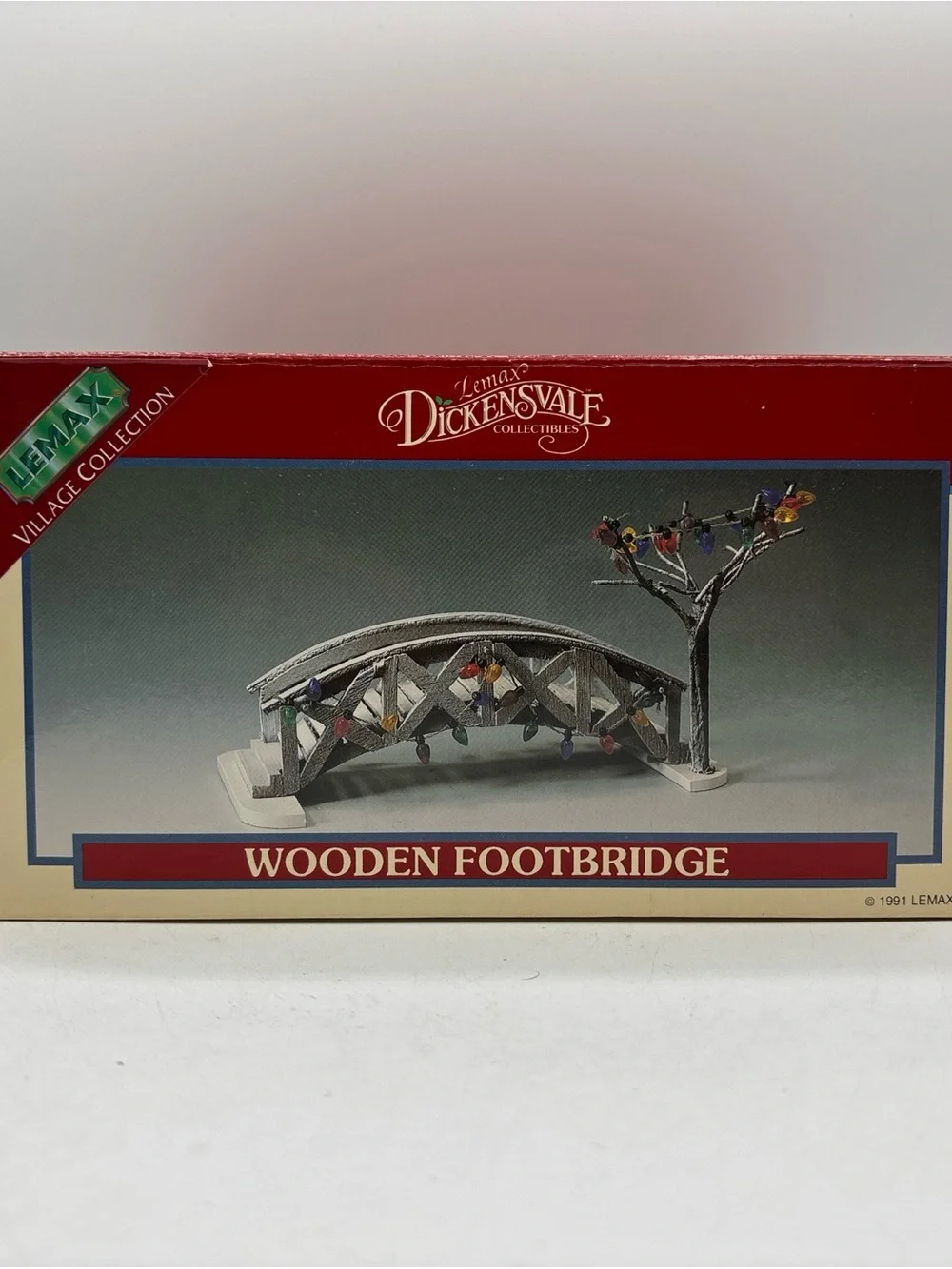 Lemax Village Collection 1991‎ Vintage Dickensvale Collectible Wooden Footbridge